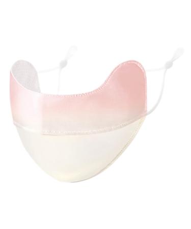 UV Protection Masque - Breathable UV Protection Ice Silk Face Shield Reusable 3D Sun Shield Face Cover for Women Face for Fishing Hiking Cycling Eye Protection Gradient bean paste