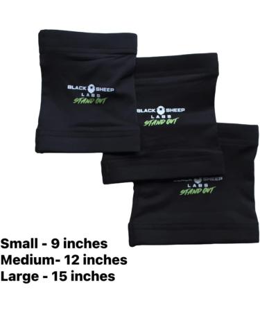 Diabetic Sensor Armband - CGM Device Holder for Insulin Pod Protection - Water Resistant, Sweatproof - Kids & Adults (L 15) - Black - Buy Online on GoSupps.com