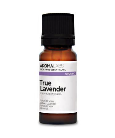 Organic Lavender Essential Oil (10ml) - 100% Pure Ecocert Certified Organic - Best Therapeutic Grade Essential Oil