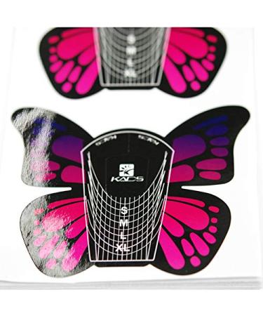 Shop 100 Butterfly Shape Self-Adhesive Gel Nail Extensions - Alexnailart | DIY Acrylic & UV Gel Manicure Tools | International Shipping - Buy Online on GoSupps.com