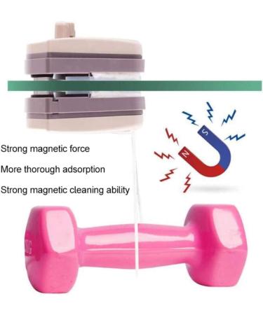 Adjustable Magnetic Glass Cleaner Brush Tool for High-Rise Double-Layer Hollow Washing Windows - Fits 5-30mm Thickness - Buy Online on GoSupps.com