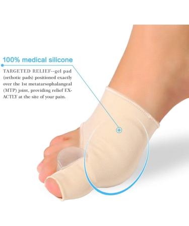 Mags Toe Protection - Silicone Hallux Valgus Corrector & Bunion Splint Support for Pain Relief | 1 Pair (Color A) - Buy Online on GoSupps.com