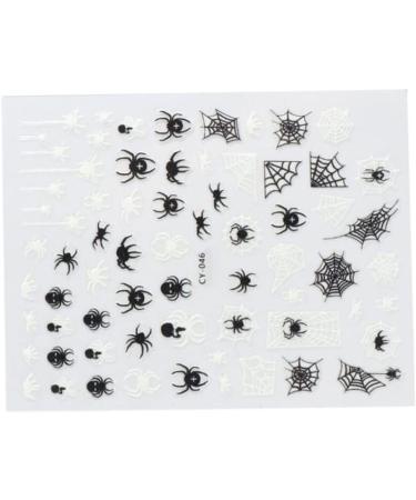 Nail ornamentHalloween Nail Sticker Adhesive 3D Luminous Little Monster Nail Art Accessories for Women Style1 - Buy Online on GoSupps.com