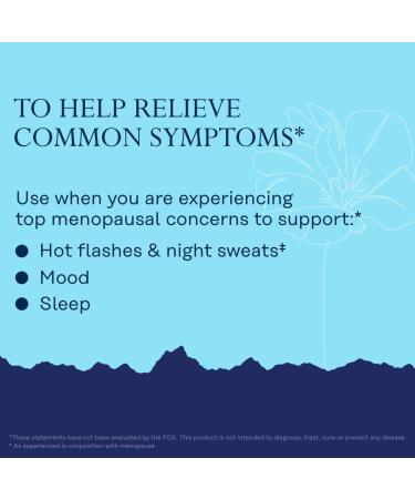 Solaray Menopause Supplements for Women | Vegan & Gluten Free | Support Mood Sleep Hot Flashes | 60 VegCaps - 30 Servings - Buy Online on GoSupps.com