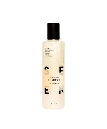 SEEN Shampoo - Non-Comedogenic & Sulfate-Free Hair Shampoo- Dermatologist-Developed - Safe for Sensitive  Eczema & Acne Prone Skin Scented 8.6 Fl. Oz