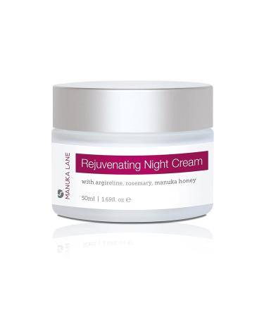 Manuka Lane Night Cream with Retinol, Manuka Honey & Peptides for Youthful, Healthy Skin - Real Glowing Results - Buy Online on GoSupps.com