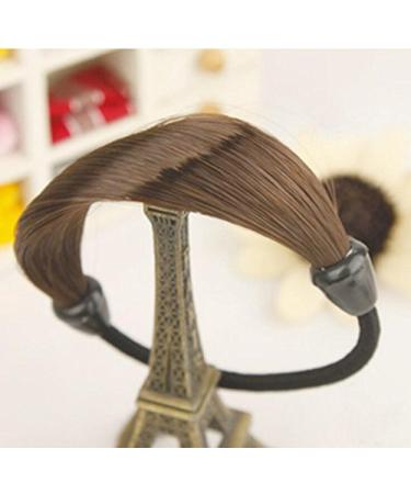 3 Piece Faux Wig Hair Elastic Ponytail Holders - Random Color Hair Bands - Buy Online on GoSupps.com