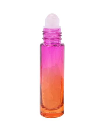 Fabater Roller Bottle Hotel Glass Essential Oil Bottle for Home Travel (10ML Purple Red Gradient Essential Oil Bottle)