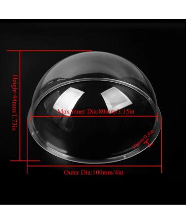 Lotowelzon 8 cm Transparent Acrylic Replacement Camera Cover - Safety for Pet Dog Fences & Windows | ID80mm x H44mm - Buy Online on GoSupps.com