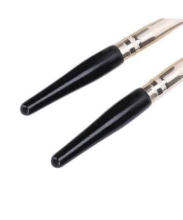 Small Makeup Brushes Set | Soft Fiber Bristles for Easy Powder Application | Ideal for Business Travel (Black - Buy Online on GoSupps.com