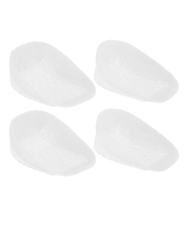 2 Pair Gel Silicone HEE Heavy Duty Gel Heel Cups Heel Lifts for Achilles Tendonitis Bone Spurs Heel Pain Relief for Women or Men Cushion Insert for Shock Absorption