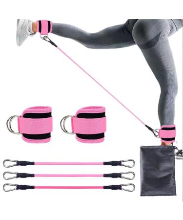 Hip Lift Ankle Resistance Elastic Trainer Foot Ring Hip Leg Tension Rope Shaping