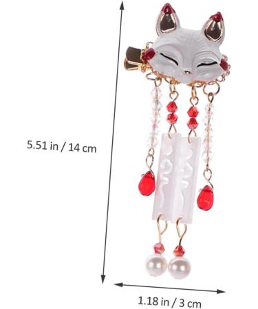 Mikinona 1 Pair Tassel Drop Barrette Alligator Hair Clips Chinese Hair Accessories Women Tassel Hair Clip Tassel Hairpin Tassel Animal Hair Clip Chinese Tassel Hair Clips Tassel Barrette - Buy Online on GoSupps.com