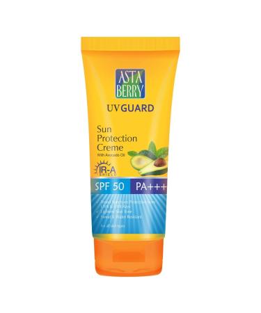 Malar Uv Guard Sun Protection Creme Spf 50pa++ With Avacoda Oil | Dermatologist Formulated | All Skin Types | Non-sticky & Lightweight | Sweat & Water Resistant 100 Ml