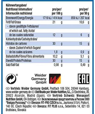 Weider Yippie Cookie Bites - Chocolate Chip Protein Cookies | 15g Protein Fitness Snack | 6 Pack - Buy Internationally - Buy Online on GoSupps.com