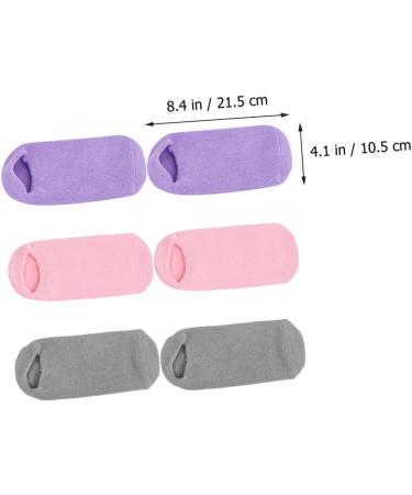 Ipetboom Essential Oil 3 Pairs Foot Gel Socks Miss Household Cotton-spandex Ripstop Socks Essential Oils - Buy Online on GoSupps.com