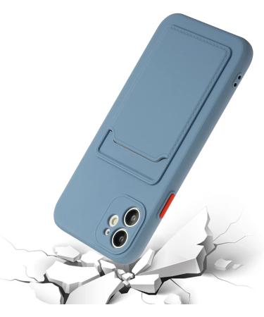 Buy Tivenfezk Nadoli Silicone Case for Xiaomi Redmi 10A - Ultra Thin Shockproof Scratch-Resistant TPU Wallet Cover with Credit Card Holder - Gray | International Shipping Available - Buy Online on GoSupps.com