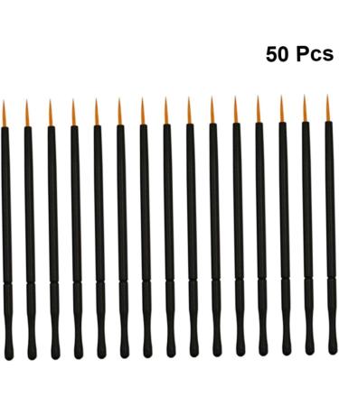 NOLITOY 100 Pcs Eyeliner Brush for Liner White Eye Liner T Tool Eye Makeup Tools Wand Disposable 10X0.5cmx2pcs Orangex2pcs - Buy Online on GoSupps.com