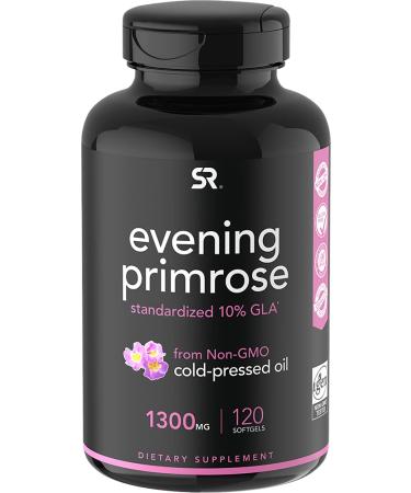 Sports Research Evening Primrose Oil Healthy Skin - (1300mg) 120 Liquid Softgels