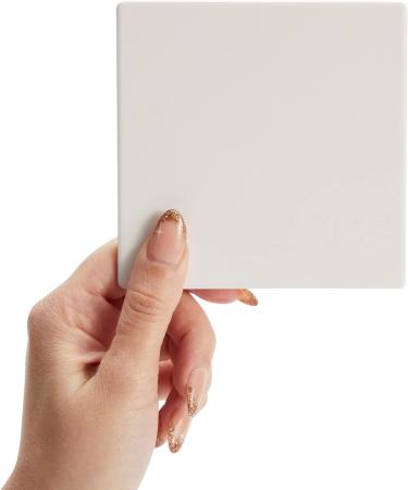 10 Pack White Unglazed Ceramic Tiles with Cork Backing Pads - 4.25 x 4.25 in Square - Ideal for Coasters DIY Crafts - Buy Online on GoSupps.com