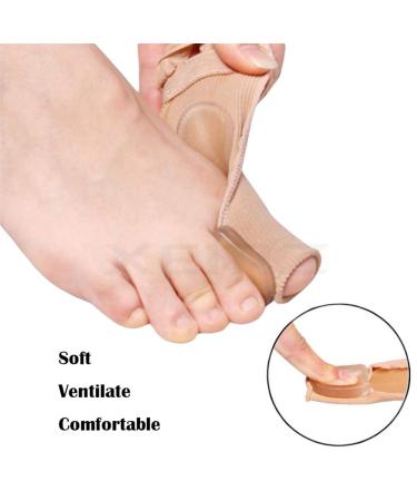 Bunion Corrector & Toe Separator Socks | Hallux Valgus Relief | Tailor's Bunion Foot Protection & Cushioning Solutions - International Shipping - Buy Online on GoSupps.com