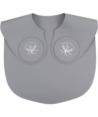 Hair Dye Collar | Silicone Cap for Barber Shop and Salon | Comfortable Hair Beauty Products Styling Capes for Women Children Elderly Teenagers Ngumms Gray - Buy Online on GoSupps.com