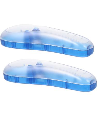 Minkissy 8-Piece Travel Bag Set - Reusable Blue Holders for Suitcases & Office Safety Includes Manual Razor/Trimmer Containers (16.5x6cm) - International Shipping Available - Buy Online on GoSupps.com