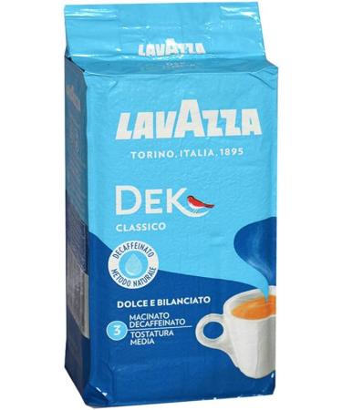 Lavazza Lot of 8 Italian coffees moulus without caf ine 250 g - Buy Online on GoSupps.com