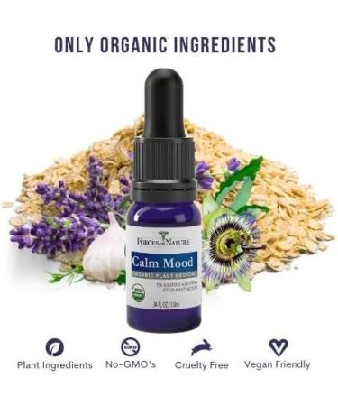 Buy Forces of Nature Calm Mood - Organic Homeopathic Medicine for Stress Mood Swings & Irritability - 0.34 Fl Oz - Buy Online on GoSupps.com