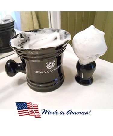 Henry Cavendish Himalaya Shaving Soap - Shea Butter & Coconut Oil, 3.8 oz Puck Refill - All Natural, Rich Lather, Smooth Shave for Men & Women - Buy Online on GoSupps.com