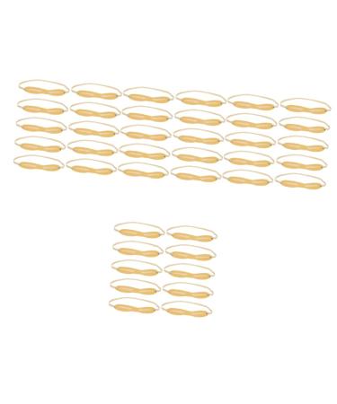 POPETPOP 40 pcs for Eyebrow Professional Practice Beginner Supply Headband Skin Fake Silicone