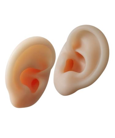 Healifty 1 Pair Fake Ear Simulated Ear Model Artificial Ear Model Practice Ear Mold Ear Cleaning Practice Tools Ear acupoint Learning Tool Practice Ear Ear Display Sample False Ears