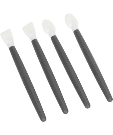 Reusable Swabs Durable Flexible 4 Pieces Silicone Makeup Brush Multipurpose Waterproof Compact for Lip Makeup - Buy Online on GoSupps.com