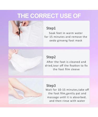 Foot Peel Mask Foot Exfoliating Mask Dry Skin Foot Mask 2 Pair Foot Exfoliating Socks Foot Peel Mask For Hard Skin Foot Care For Callus Remove Moisturizing Feet Peeling Mask - Buy Online on GoSupps.com