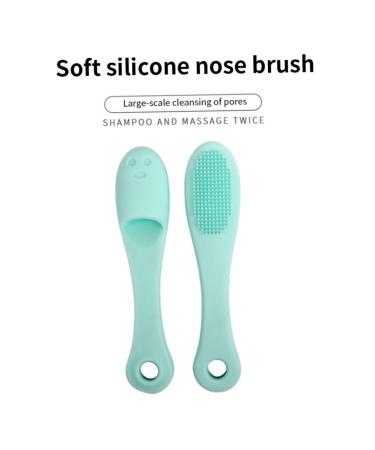 Silicone Nose Brush Face Scrubber - 5PCS Manual Blackhead Remover & Exfoliator Tool for Pore Cleansing | Ideal Skin Care Solution - Buy Online on GoSupps.com