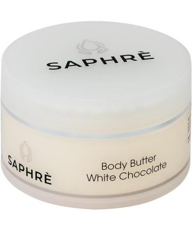 Saphr Body Butter White Chocolate intensively caring body butter with papaya chocolate and shea butter for velvety soft skin 200 ml vegan - Buy Online on GoSupps.com