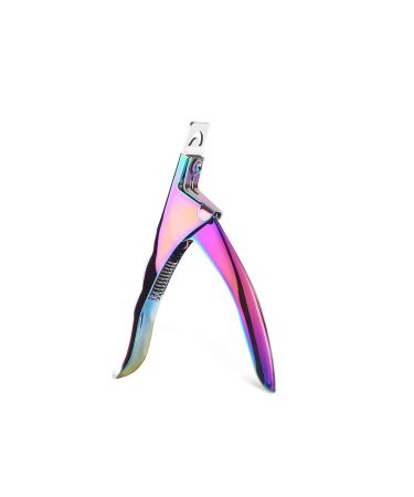 FURLOU Nail Clipper Fake Nail Tips Cutter Professional Clippers Straight Edge Material Manicure Guillotine Cut False Nails Accessories Tool Trimmer