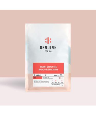 Organic Masala Chai Black Tea - Loose Leaf Traditional Spiced Indian Tea Blend with Cinnamon Cardamom and Ginger 50g - Buy Online on GoSupps.com