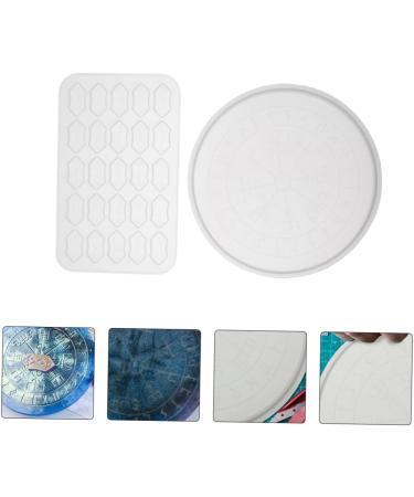 KONTONTY Runes Letter 2pcs Divination Silicone Mold Silicone Molds Silicone Art Supplies Rune Silicone Mold Runes Epoxy - Buy Online on GoSupps.com