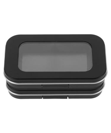 Palette Magn tique Vide pour Maquillage Lot de 2 Contenants Compacts Noirs Miroir pour Trousses de Voyage et D potage de Fards Paupi res et Blush Rangement Cosm tique