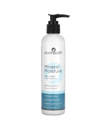 Zion Health Adama Minerals Moisture Intense Daily Lotion White Coconut - 8 Oz