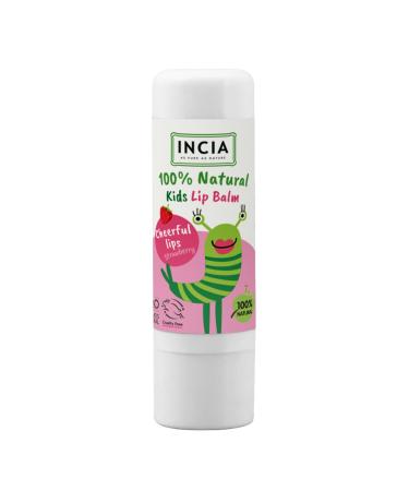 Incia Natural Lip Care Cream for Kids Strawberry Lip Balm 6gr