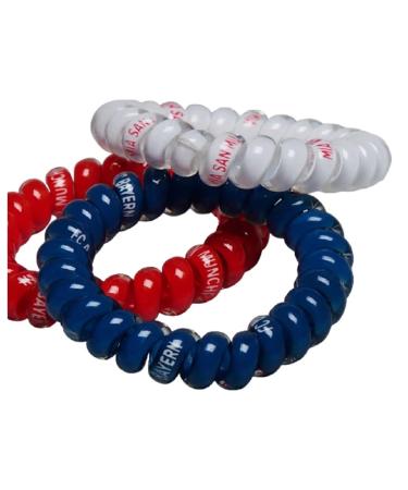 FC Bayern Munich spiral hair tie set of 3 FCB ponytail ties