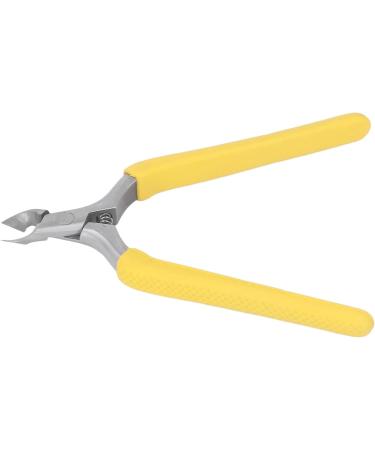Cuticle Nipper Stainless Steel Skid Resistant Ergonomic Design Cuticle Nipper Sharpness for Home (Yellow) - Buy Online on GoSupps.com
