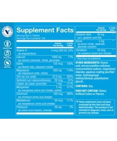 Multi Minerals with Boron & Vitamin D - 300 Tablets | The Vitamin Shoppe - Buy Online on GoSupps.com