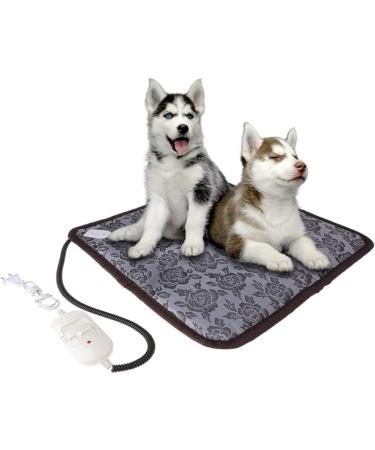 Hongyun Pet Heating Pad 17.7x17.7 - Waterproof Indoor Warming Mat for Cats and Dogs | Chew Resistant Cord for Safety - Buy Online on GoSupps.com
