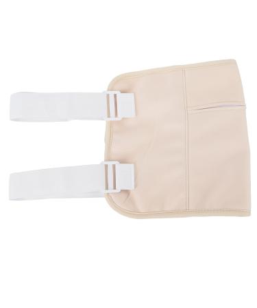 HEEPDD Sleep castor oil pack flexible compress portable ergonomic reusable castor oil wrap adjustable for lymphatic drainage for liver detoxification (Khaki)