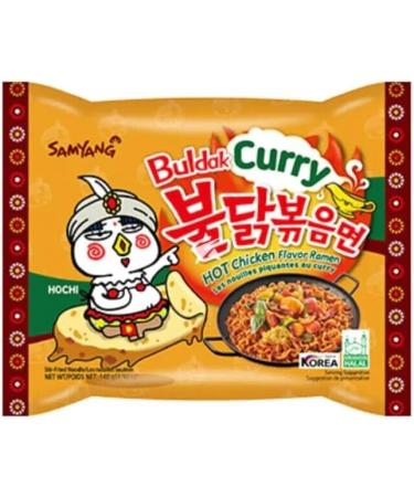 Samyang Buldak Korean Top Spicy Ramen Assorted Noodle Mix Challenge - Carbonara Curry Cheese Original & 2X (Pack of 5) HALAL - Buy Online on GoSupps.com