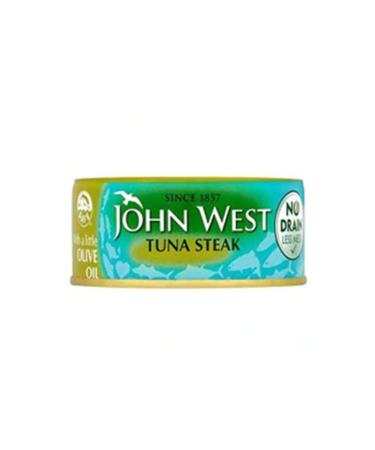 MASJohn West Tuna Steak in Sunflower Oil 160g-Fd