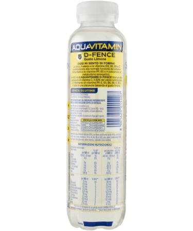San Benedetto Aquavitamine D-Fence Water Bottles with PET Bottle Lemon 40 cl (Pack of 24) - Buy Online on GoSupps.com